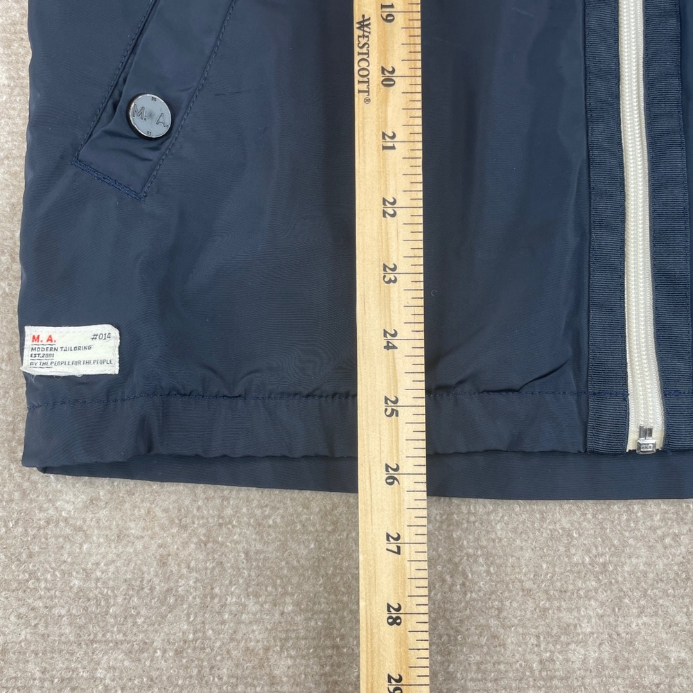 Marshall Artist Lightweight Hooded Jacket Navy Blue‎ Size Small Modern Tailoring - Picture 6 of 16